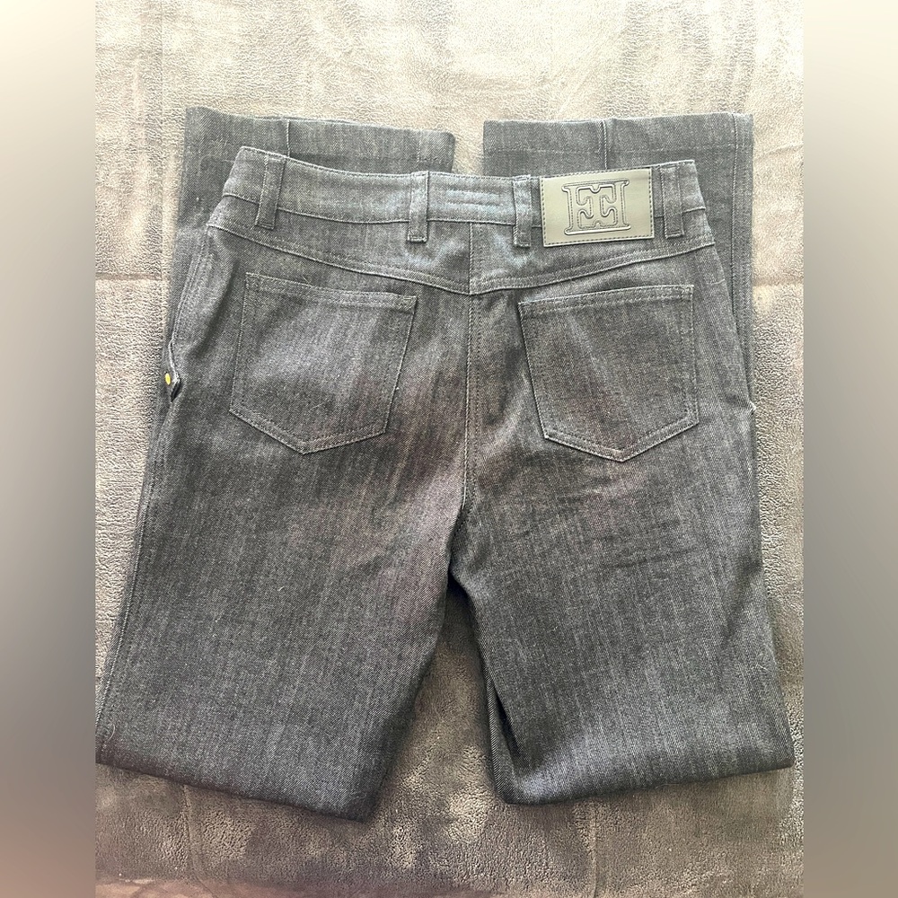 Escada Womens Mid-Rise Wide Leg Jeans size 36 US 6 Inseam 31 - Picture 4 of 11